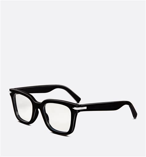 blacksuit dior|DiorBlackSuit S10I Black Square Glasses with Blue .